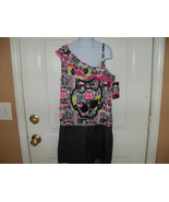 Monster High One Shoulder Romper Size XL (14/16) Girl&#39;s NEW LAST ONE HTF - $25.65