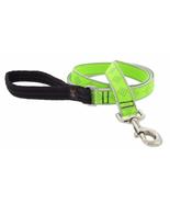 Lupine Reflective Dog Leash 6-Foot by 1&quot; Wide Green Diamond - $587.92 MXN