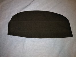 Usmc Cap Alpha Green Shade 2241 Garrison Military Dress Hat Cover Cap Size 6 7/8 - $40.49