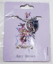 Amy Brown Purrfect Fairy Pendant / Necklace Pacific Giftware NEW UNWORN - $10.69
