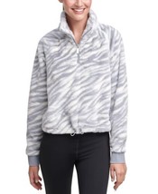 Calvin Klein Womens Half-Zip Top, Medium, Black Combo - $60.00