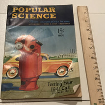 Vtg Popular Science Magazine November 1940 Vol 137 N5 Testing Your 1941 Car - $19.60