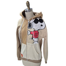 Peanuts Snoopy “Joe Cool” Color Block Full-Zip Hoodie – NWT-S - $54.00