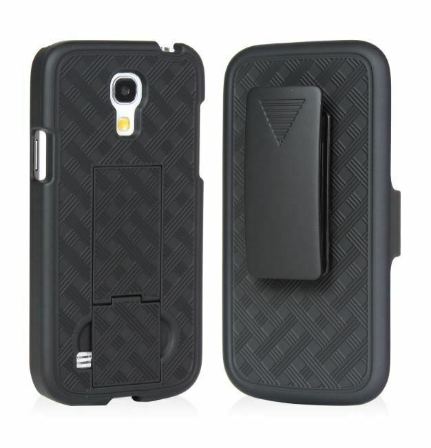 Schale Holster Kombo Mit Kickstand Für Samsung Galaxy S4 - $6.39