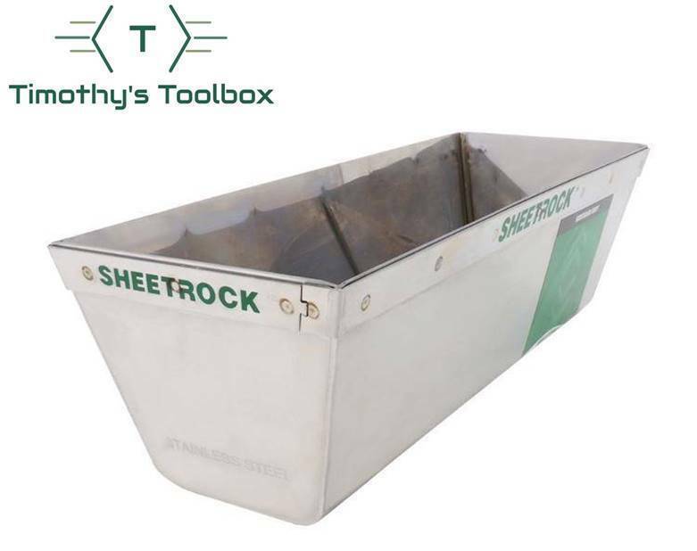 USG Sheetrock Tools Matrix Stainless Steel 10&quot; Mud Pan with Reinforced Band - $33.00