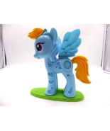 My Little Pony Rainbow Dash with Wings 7.5&quot; Play Doh Style Salon Hasbro - $207.34 MXN