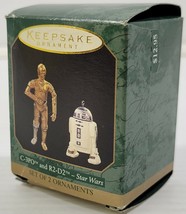 P) Vintage 1997 Star Wars Hallmark Keepsake Ornaments C-3PO and R2-D2 - £15.48 GBP