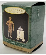 P) Vintage 1997 Star Wars Hallmark Keepsake Ornaments C-3PO and R2-D2 - £15.47 GBP