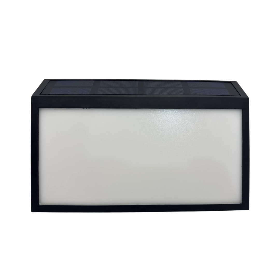 Everbilt 11 in. x 7 in. Black Solar Address Plaque with Numbers and Temp... - $32.30