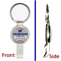 Chicago Cubs World Series Pendant or Keychain silver tone secret bottle opener - £9.79 GBP