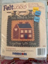 Dimensions Applique Feltworks This Home Is Sewn Kit - New - $8.87