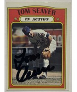 Tom Seaver (d. 2020) Autographed 1972 Topps Baseball Card - New York Mets - $60.00