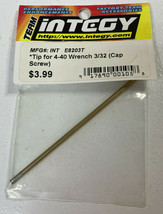 Team Integy *Tip For 4-40 Wrench 3/32 (Cap Screw) Int E8203T Rc Part New - £5.96 GBP