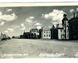 Saskatchewan Ave Portage La Prairie  Manitoba Real Photo Postcard 1946 - £14.01 GBP