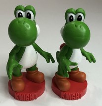 Nintendo Super Mario Chess Game Replacement Yoshi Knight Pieces Toy 2009 - $9.74