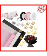 Deluxe 60 Sheet Flower Wrapping Paper with 3D Butterflies and Ribbons fo... - $28.70