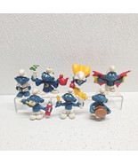 Lot of 7 Vintage SMURF Figures 1970s 1980s PEYO SCHLEICH Figurines Toys - $22.90 CAD
