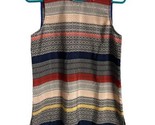 Vince Camuto Colorful Striped Sleeveless Round Neck Summer Career Top XS - $6.54