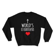 Worlds Best HUSBAND FOR ## YEARS : Gift Sweatshirt Love Family Work Christmas Bi - £23.28 GBP