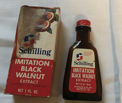 Vintage OPENED USED EMPTY McCormick Spice Box - IMITATION BLACK WALNUT E... - $5.89