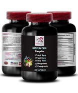 Acai Berry - RESVERATROL COMPLEX - Nutrient rich 1 Bottle 60 Capsules - $18.75
