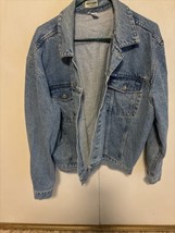 Guess  Denim Jean Jacket Men&#39;s L Large Gently Used  George Marciano Hong... - £70.43 GBP