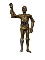 Star Wars Droid C-3PO Action Figure PVC Cake Topper Toy 4&quot; - £6.31 GBP