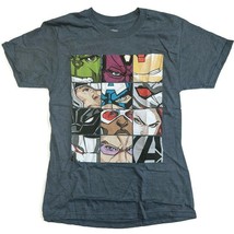 Marvel Avengers Combine Short Sleeve Graphic T-Shirt Mens Size Small Blue Tee - £10.40 GBP