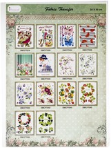 Dress My Craft Fabric Transfer Sheet 24X34cm-Pansies - £8.25 GBP