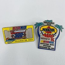 Nascar Checker 500 Race 2001 Pin + Pennzoil 400 Inaugural Race Miami 1999 Pin - £4.48 GBP