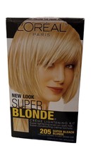 L&#39;Oreal Paris Super Blonde Creme Lightening Kit 205 Light Brown to Light Blonde - £46.50 GBP