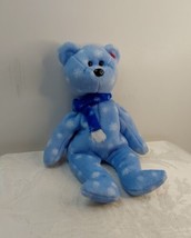 Ty Beanie Babies 1999 Holiday Teddy Bear Plush Toy - Blue - £19.78 GBP