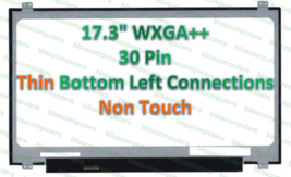 N173fga-e34 Replacement Laptop Lcd Screen 17.3&quot; Wxga++ Led N173FGA-E34 REV.C1 - £64.02 GBP