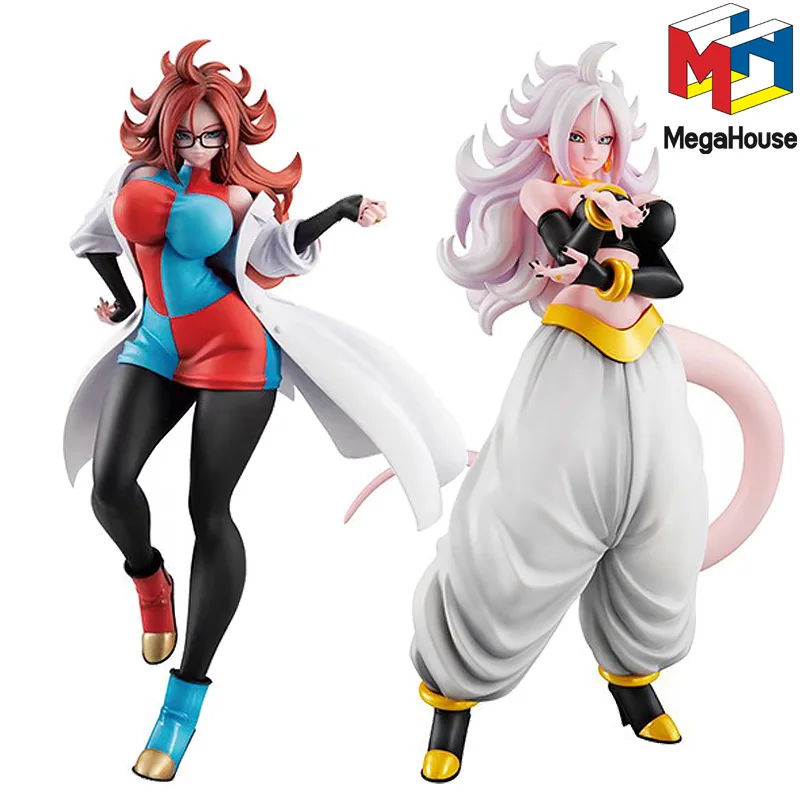 In Stock Original MegaHouse Android 21 Dragon Ball Gals Series Anime Figure - £251.67 GBP+