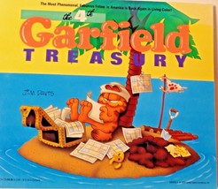 Garfield The Cat Treasury 4th Jim Davis Paperback Book Comic Strip - £10.24 GBP