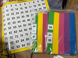 Math 100 Number Counting Set For Kids With Hundreds Board &amp; Tiles - $178.94 MXN