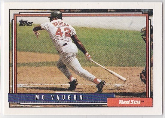 M) 1992 Topps Baseball Trading Card - Mo Vaughn #59 - $1.97