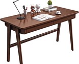 Wood Writing Desk With 2 Drawer,Home Office Desk For Small Spaces Study ... - $314.99