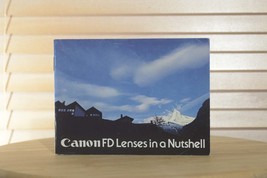 Selection of Vintage Canon FD Lenses Instruction Manuals. Ideal equipment for al - £11.76 GBP