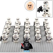 Star Wars Imperial Stormtrooper Custom Lego Compatible Minifigure Bricks 21Pcs - £27.86 GBP