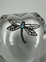 Vintage Lenox Sterling Silver Blue Stone Dragon Fly Missing 1 Stone 3.6c... - $27.10 CAD