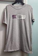 Oakley Tee Mens Large Grey With Purple And White O - $9.89