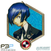 Persona 3 Portable Makoto Yuki Protagonist Enamel Pin Figure Official Reload - £7.65 GBP