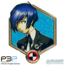 Persona 3 Portable Makoto Yuki Protagonist Enamel Pin Figure Official Reload - £11.04 GBP