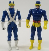 N) Pair of 1991 Marvel Uncanny X Men Cyclops Laser Light Eyes Action Figures - £7.77 GBP