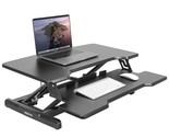 Mount-It! Height Adjustable Stand Up Desk Converter, 38 Wide Tabletop S... - £187.71 GBP