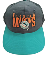 Vintage Florida Marlins Snapback cap hat 90s original logo MASCOTS Ed&#39;s ... - £18.86 GBP
