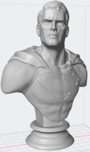Superman Bust - 6.5 Inches/16.5 cm - 3d Printed - Unpainted - DC Comics  - $60.08