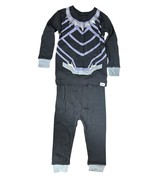 GAP Marvel Black Panther T'Challa  PJ Pajamas Costume Set Long Sleeve 12-18 M - $18.80