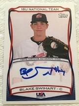 2010 Topps USA Baseball Blake Swihart RC Auto Autograph Rookie Card - £26.25 GBP